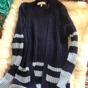 Derek Heart long cardigan. Shades of blue 💙💙💙